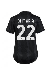Juventus Angel Di Maria #22 Voetbaltruitje Uit tenue Dames 2022-23 Korte Mouw